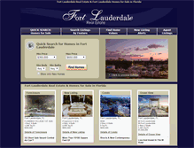 Tablet Screenshot of fort-lauderdale-homes-for-sale.com